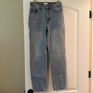 H&M high rise mom jeans